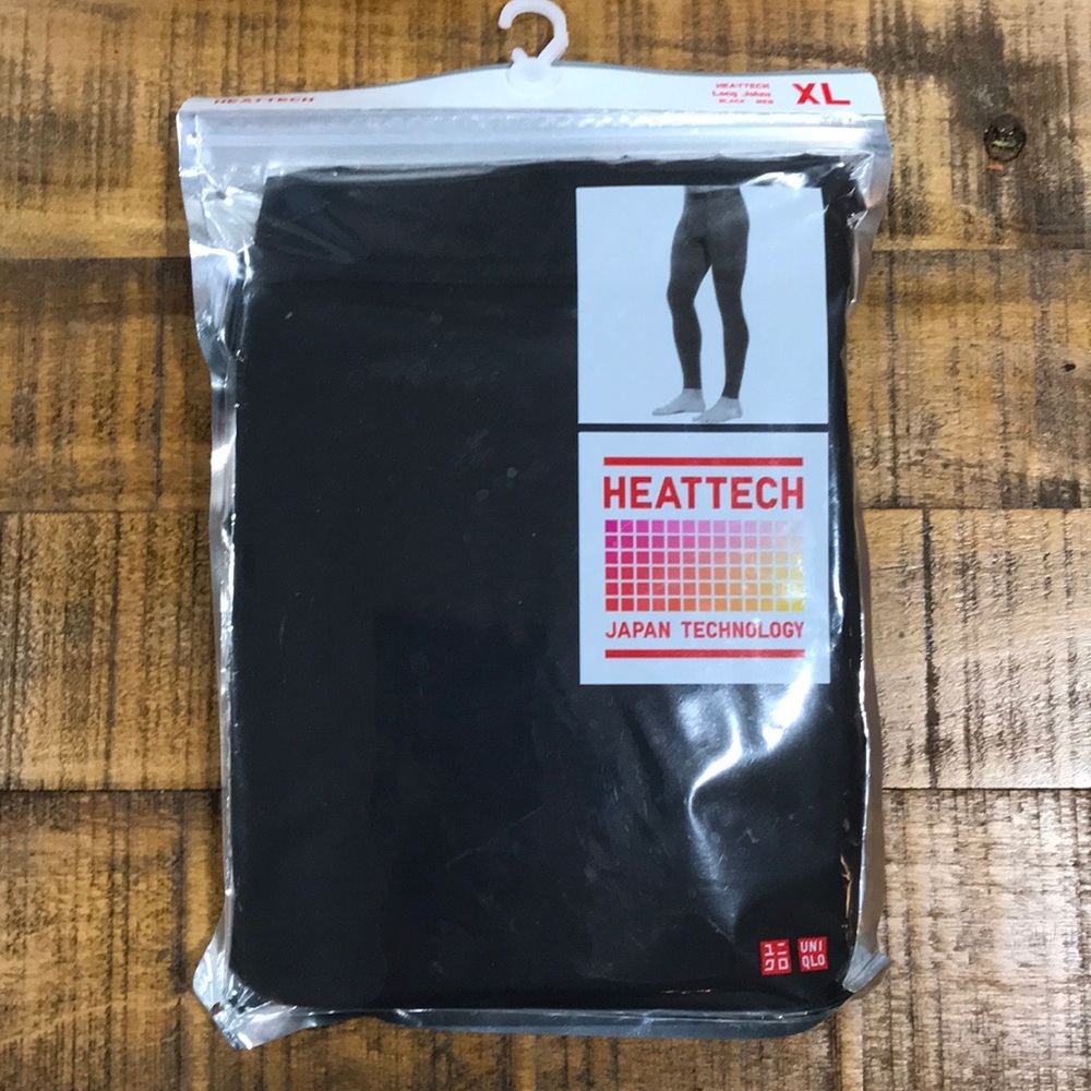Uniqlo Heattech Men’s Black Long Johns, size XL